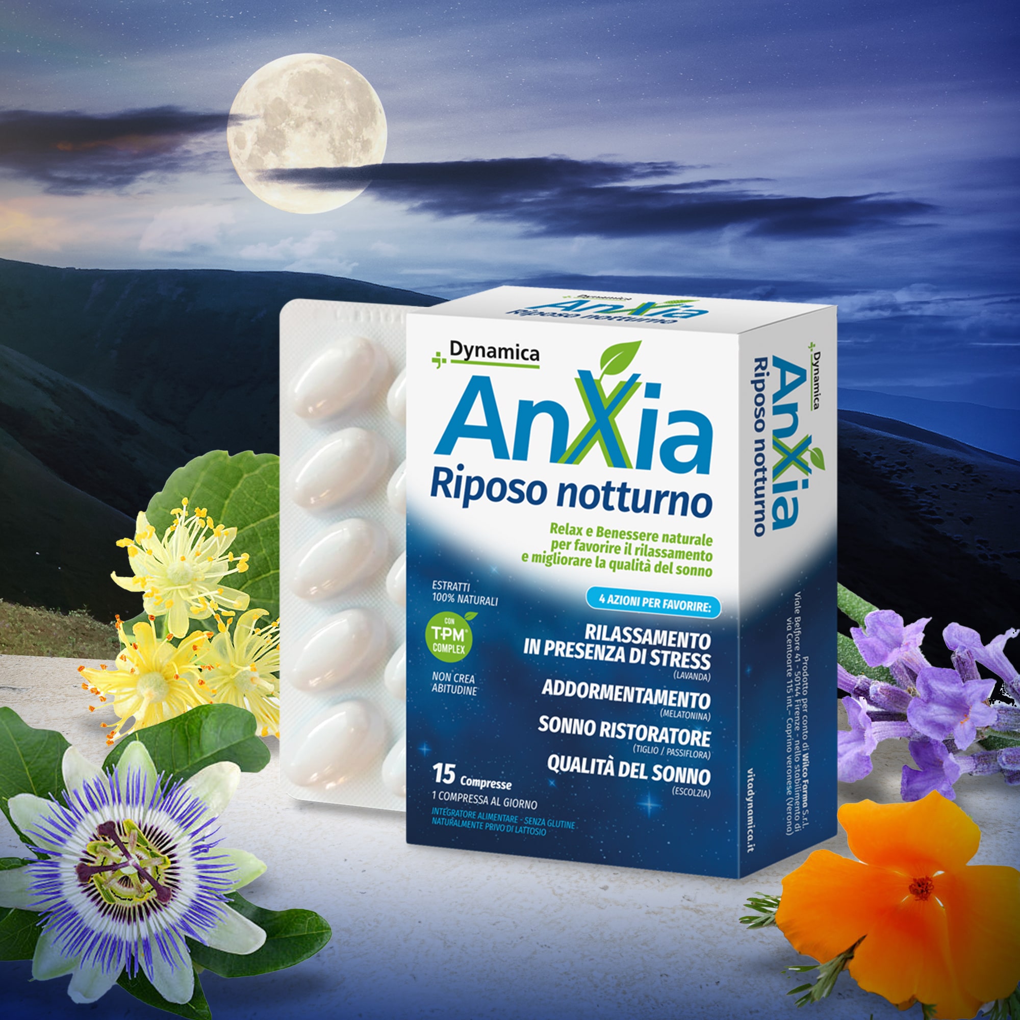 Dynamica Anxia Riposo notturno 30 compresse